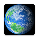 earth 3d live wallpaper android application logo